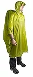 Sea to Summit Poncho UltraSil Nano Tarp Uomo, Lime, One Size