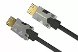 Monster Cavo HDMI M1000 da 1,5 m, Premium HDMI 2.0, cavo HDMI 4K, cavo HDMI ad alta velocità 22,5 Gbps, HDR, connettori oro 24K, cavo TV, compatibile con console di gioco, laptop, lettori DVD e