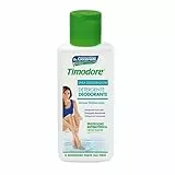 Timodore, Detergente Deodorante, Realizzato con una Formulazione che Combatte il Cattivo Odore dei Piedi, Ideale dopo l'Attività Sportiva, 100% Made in Italy, Dermatologicamente Testato, 200 ml