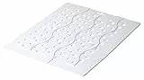 CURVER 173252 - Tappetino Antiscivolo da lavandino, in Polipropilene, 32 x 26 x 1 cm, Colore: Bianco