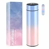 flintronic Bottiglia Acqua, Borraccia Termica 500ML Coppa da Viaggio, Tazza Intelligente LED Temperatura Display Touch, Boccetta per Vuoto in Acciaio Inossidabile per Mantenere Caldo/Freddo