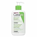 cerave, detergente idratante, per pelle normale o secca, 236 ml