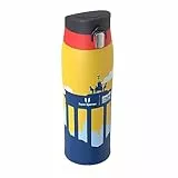 Super Sparrow｜BERLIN-MARATHON Versione Personalizzata Borraccia Termica, Ultraleggero Acciaio Inox 18/10 Bottiglia Termica - 500ml - Senza BPA Tazza Termica, Thermos a Prova di Perdite