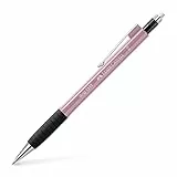 Faber-Castell 134527 - Portamine Grip 1345 rose shadows, grado di durezza B, spessore mina 0,5 mm, con gomma integrata, 1 pezzo