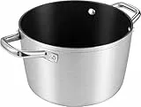 Tescoma 606866 GrandChef Pentola Antiaderente, Due Manici, Grigio, 24 cm