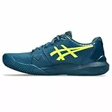 ASICS Challenger 14 Uomo Scarpe da Tennis Turchese Giallo