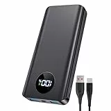 Power Bank 20000 mAh, FAHEFANA 22.5W Powerbank Ricarica Rapida PD3.0 QC4.0 Caricatore Portatile con Display Digitale LED 3 Ingresso & 3 Uscita Compatibile con iPhone Samsung Huawei