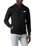 JACK & JONES Jcoair Sweat Zip Hood SN Giacca, Nero, L Uomo