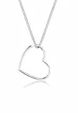 Elli Collana Donna Ciondolo Cuore Filigrana in Argento Sterling 925