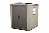 Keter Factor 6 x 6, capanno chiudibile per giardino, da 6100 litri di volume e resistente all'inverno.
