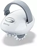 Beurer CM 50 Dispositivo Massaggiatore Anticellulite, Favorisce la Circolazione LSanguigna e Rende la Pelle Più Tonica e Soda, Rullo Massaggiatore Elettrico, 2 Livelli di Intensità e Manico Regolabile