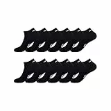 UMBRO Calzini Uomo Resistente, Set di 12 Calze Sportive Uomo, durevoli, confortevoli, Nero, Taglie 39/42