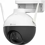 EZVIZ C8C Lite Telecamera Wi-Fi Esterno 1080p, Telecamera Motorizzata per Esterni con Copertura a 360 °, Visione Notturna Fino a 30m, Rilevamento di Persone, Impermeabile, Funziona con Alexa