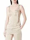 United Colors of Benetton Top 50V4DH009 Canottiera, Beige 39A, M Donna
