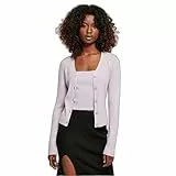 Urban Classics Cardigan da Donna A Costine Sweater, Lilla