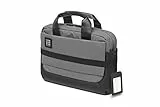 Moleskine ID Collection Cartella da Lavoro Professionale, Borsa Porta PC con Tracolla per Laptop, iPad e Notebook fino a 15'', Dimensioni 40 x 13 x 29 cm, Grigio Ardesia