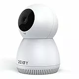 REIGY 1296P Telecamera Wi-Fi Interno 360 Gradi, 3MP Videocamera Sorveglianza IP Wireless Supporto Audio Bidirezionable Night Vision Allarme APP iOS/Android Compatibile NVR Sistema