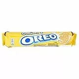Oreo Golden, Biscotti con Ripieno di Crema alla Vaniglia, Il tuo Oreo in Versione Bianca, 154g (1 confezione da 154g)