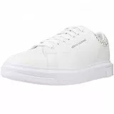 ARMANI EXCHANGE Sneakers da Uomo Bianche con Retro a Contrasto (43)