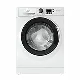 Hotpoint NF725WK IT - Lavatrice Slim 7kg Libera Installazione, Carica Frontale, Bianco Centrifuga 1200 Giri Al Minuto. Larghezza 59,5cm, Profondità 54cm, Altezza 85,0cm, Classe Energetica B