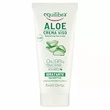 Equilibra Viso, Aloe Crema Viso, Crema Viso Idratante e Lenitiva a Base di Aloe Vera per Pelli Sensibili, Delicata, Protettiva, Si Assorbe Velocemente Senza Ungere, 75 ml