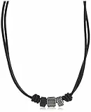 Fossil Collana Da Uomo, Collana Nera In Acciaio Inossidabile, JF00501797
