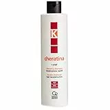 K-Cheratina - Shampoo Ricostruzione - Trattamento Professionale con Cheratina per Ristrutturazione Capelli Danneggiati - Prepara la Cute e Ripara Danni - 200 ml