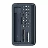 HOTO Kit di Cacciaviti Elettrici, Set di Cacciaviti a Batteria da 3,6 V, Capacità Migliorata, Coperchio della Custodia Magnetica,1500 mAh, 800 Volte, Ricarica USB-C, Luce LED