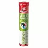 Enervit, Multivitamine BCE, Integratore Compresse Effervescenti, Gusto Agrumi, Contro Stanchezza e Affaticamento, con Niacina, Acido Pantotenico, Vitamina B6, Vitamina B12 e Folato, Tubo 20 Compresse