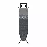Rörets Asse da stiro Dual Action Next – Tecnologia, Turbo & Park Zone – Imbottitura a 4 strati e rivestimento – Regolabile in altezza – Superficie da stiro 32 x 108 cm