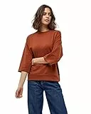 Minus Mikia 3/4 Sleeve Sweat, Felpa Manica 3/4, Donna, Marrone (398 Desert Sand), M