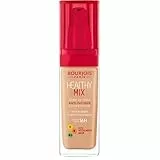 Bourjois Fondotinta Liquido Healthy Mix Formula Anti-Age Illuminante e Idratante a Lunga Durata con Vitamine e Acido Ialuronico, 55 Dark Beige