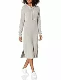 The Drop Claudia Vestito Midi Casual con Cappuccio da Donna, Focena, XS