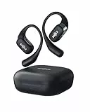 SHOKZ [2023 Nuovo OpenFit Cuffie Bluetooth Wireless- Auricolari Audio Senza Fili con Microfono-Leggero, Open-Ear Comfort-Carica Rapida-28 ore Durata-Chiamata Musica Uso quotidiano-Nero