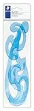 Staedtler 571 40 WP ST Curvilinee Burmester, Tre Forme in Plastica per Disegnare Curve di Raggio Variabile, 571 40 Wp