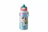 Mepal - Borraccia Pop-up Campus - Borraccia - Borraccia Ermetica per la Scuola - Priva di BPA e Lavabile in Lavastoviglie - 400 ml - Unicorn