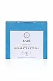 khadi HIMALAYA CRYSTAL Shanti Soap, sapone naturale per corpo, mente e anima con la forza delicata del sale cristallino dell’Himalaya, 100% naturale e vegana, Cosmetici naturali certificati, 100g