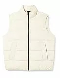 Calvin Klein Gilet in Nylon con Pieghe, Stony Beige, XS Uomo