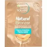 Salviettine Lotto 15 Garnier Ambre Solaire autoabbronzanti per viso Natural Bronzer