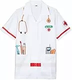 Klein Theo 4614 Camice del Dottore Costume di Alta qualità Dimensioni: Lunghezza Circa 55 cm Giocattolo per Bambini dai 3 ai 6 Anni