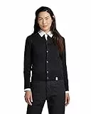 G-STAR RAW Women's Essential Cardigan Slim Knit, Nero (dk black D22859-D327-6484), M
