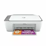 HP DeskJet 2720e 26K67B, Stampante Multifunzione a Getto d'Inchiostro A4 a Colori, Fronte e Retro Manuale, 7,5 ppm, Wi-Fi, HP Smart, 6 Mesi di Inchiostro Instant Ink Inclusi con HP+, Grigio cemento