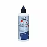 KREUL 49602 - Hobby Line Colla decorativa per pietre flacone da 125 ml Colla a base d'acqua con punta fine per incollare con precisione le pietre Trasparente quando è asciutto