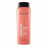 Vitalcare Keratin Oil Shampoo - Cheratina E Proteine Capelli Fragili E Stressati, 500 Millilitro
