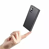 Power Bank 12000mAh,Caricatore Portatile 22.5W QC 3.0 & PD Carica Rapida,Caricatore portatile Carica Rapida LED Display Batteria Portatile Compatibile con iPhone 14 13 12 Samsung Huawei Xiaomi-Nero
