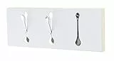 Wink design, Virginia, Appendiabiti da Muro, Bianco