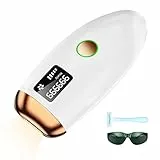 Vormor Epilatore Luce Pulsata IPL Dispositivi Depilazioni,Home IPL Depilazione per Donne e uomini,Depilazione Laser indolore permanente per corpo,Depilazione zona Bikini, 999,999 Fulmini,Bianco