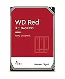 WD RED Unità Interna per NAS da 4 TB, 5400 Giri/Min, SATA 6 Gb/s, SMR, 256 MB di Cache, 3.5', Hard disk meccanico