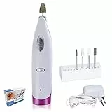 Promed 155020 Lima Elettrica per Unghie - Kit Frese per Manicure e Pedicure Professionali - Delicate su Unghie e Pelle Naturali - Mandrino a Pinza per Cambio Rapido delle Punte - 7000-11000 giri/min