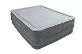 Intex 64418 Materasso Classic, PVC-Poliestere, Grigio, Matrimoniale, 152 x 203 x 56 cm
